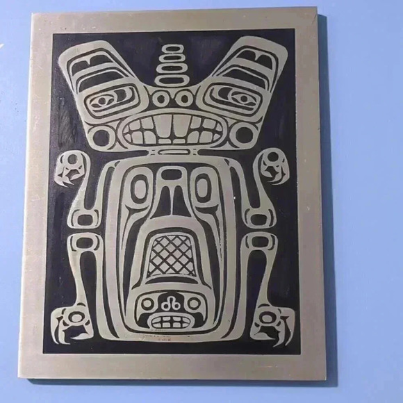 Indigenous Art Other - Beaver Formline  Art wall plaque
